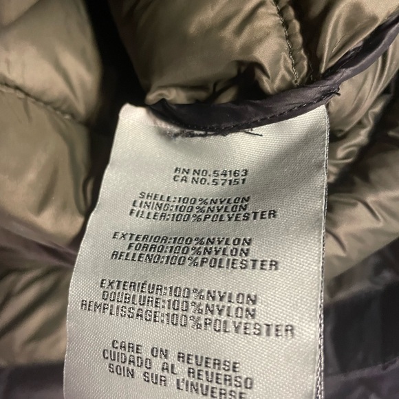 Levi’s Black Men’s Quilted  Puffer Jacket Red tab Logo Size XXL - Picture 7 of 16